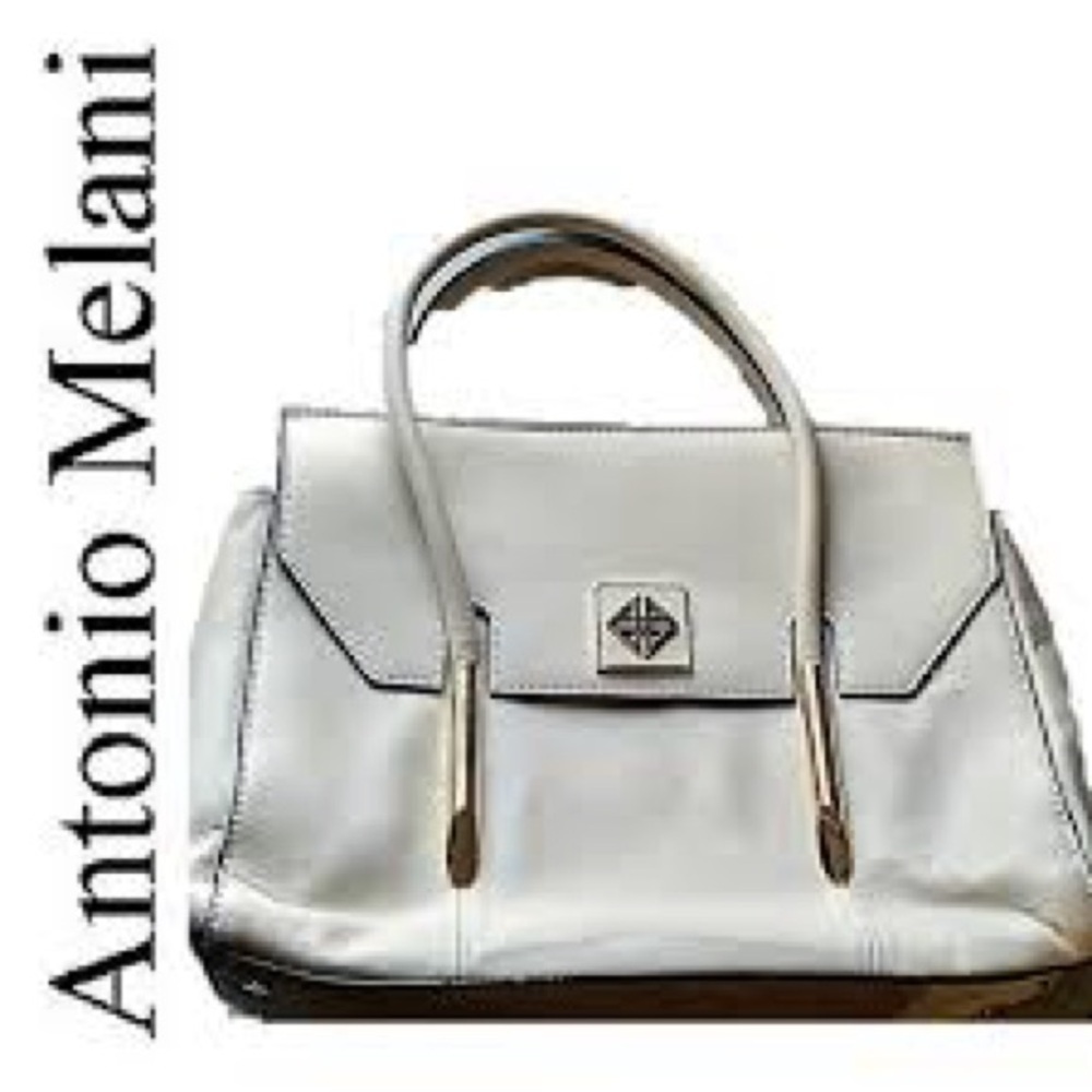 Antonio Melani Met Top Flap Shoulder Leather Satchel
Bag